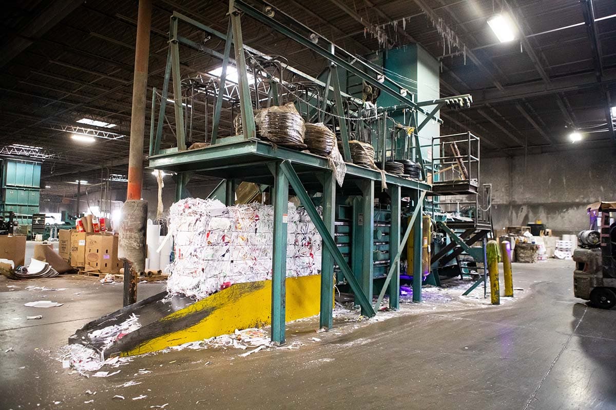 Royal Paper Stock recycling operations